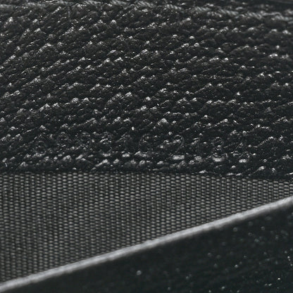Gucci Canvas Monogram Jumbo GG Textured Dollar Calfskin Continental Wallet Black 10 of 13