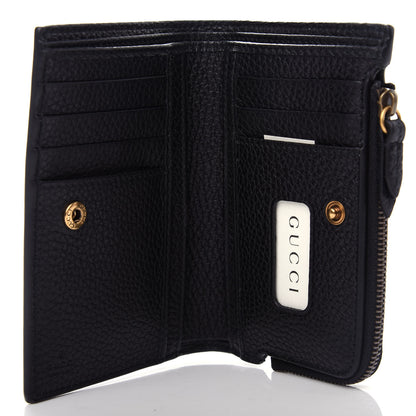 Gucci Calfskin Cellarius Blind For Bi-Fold Wallet Black 5 of 7
