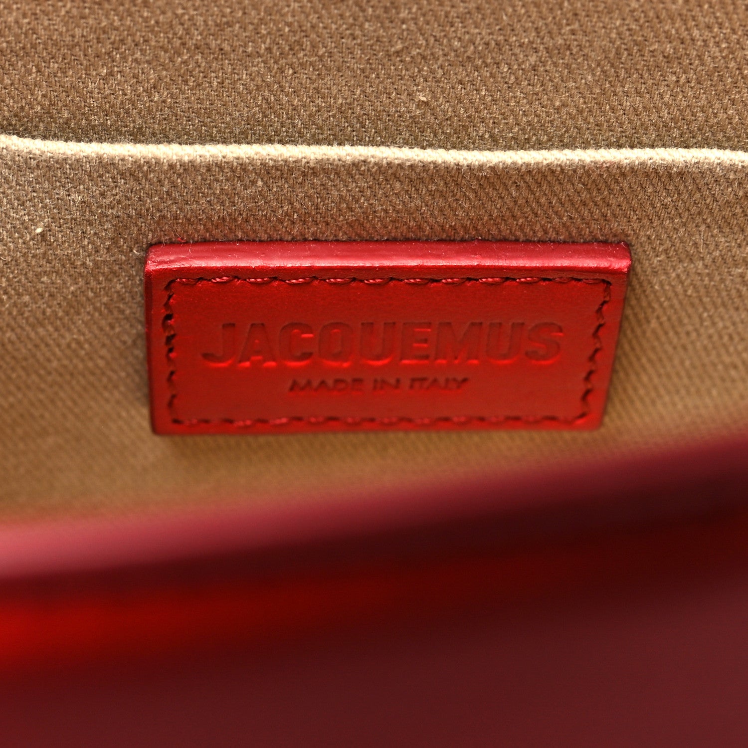 Jacquemus Smooth Calfskin Le Grand Chiquito Red 6 of 11