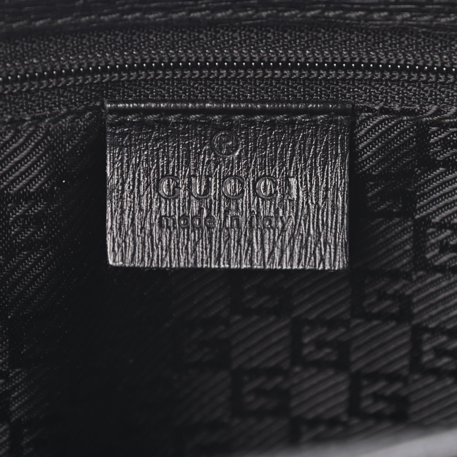 Gucci Calfskin Bardot Shoulder Bag Black 6 of 9