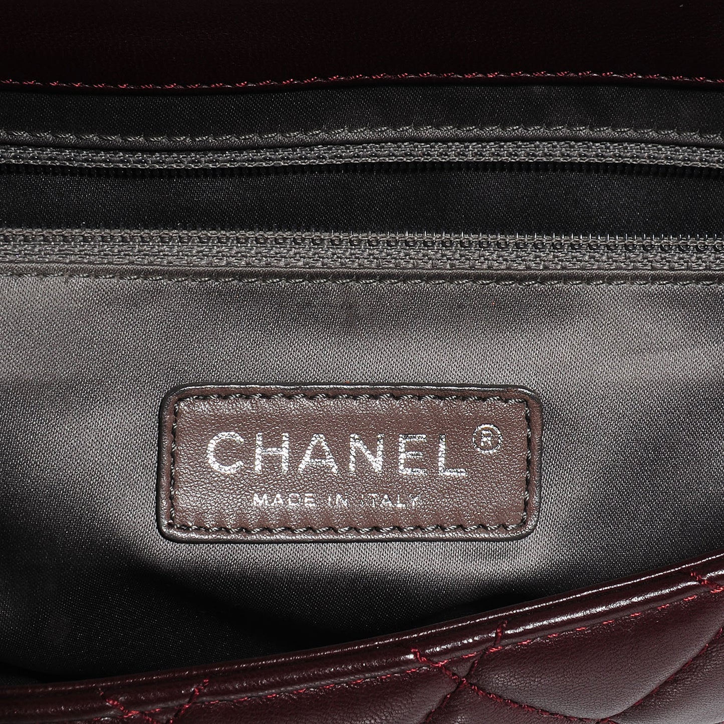 Lambskin Jumbo Coco Rain Flap Bordeaux