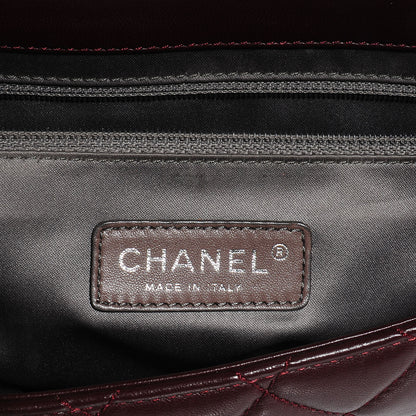 Chanel Lambskin Jumbo Coco Rain Flap Bordeaux 5 of 8