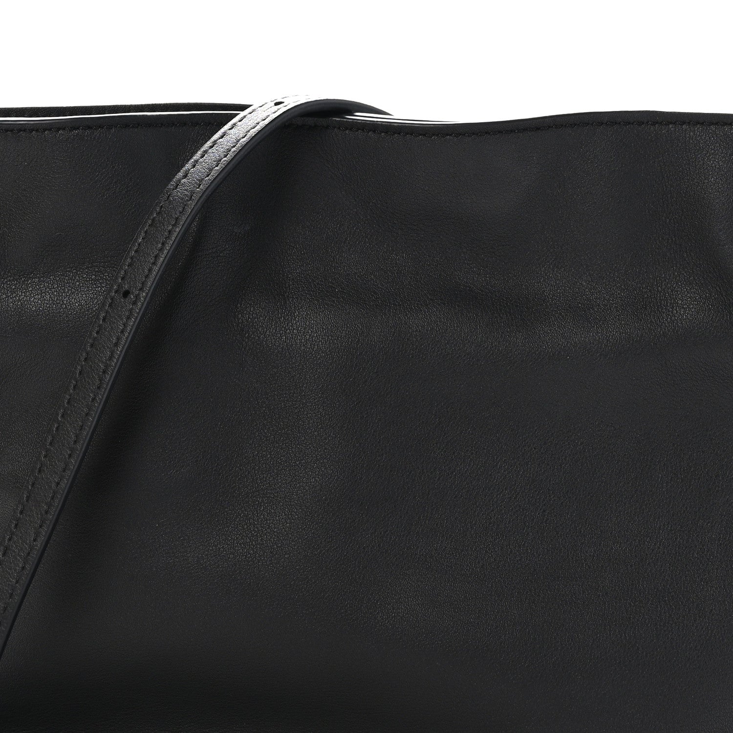Loewe Calfskin Mini Flamenco Knot Clutch Black 7 of 9