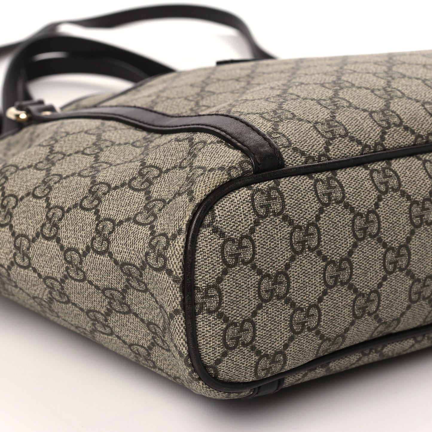 GG Supreme Monogram Medium Joy Tote Dark Brown