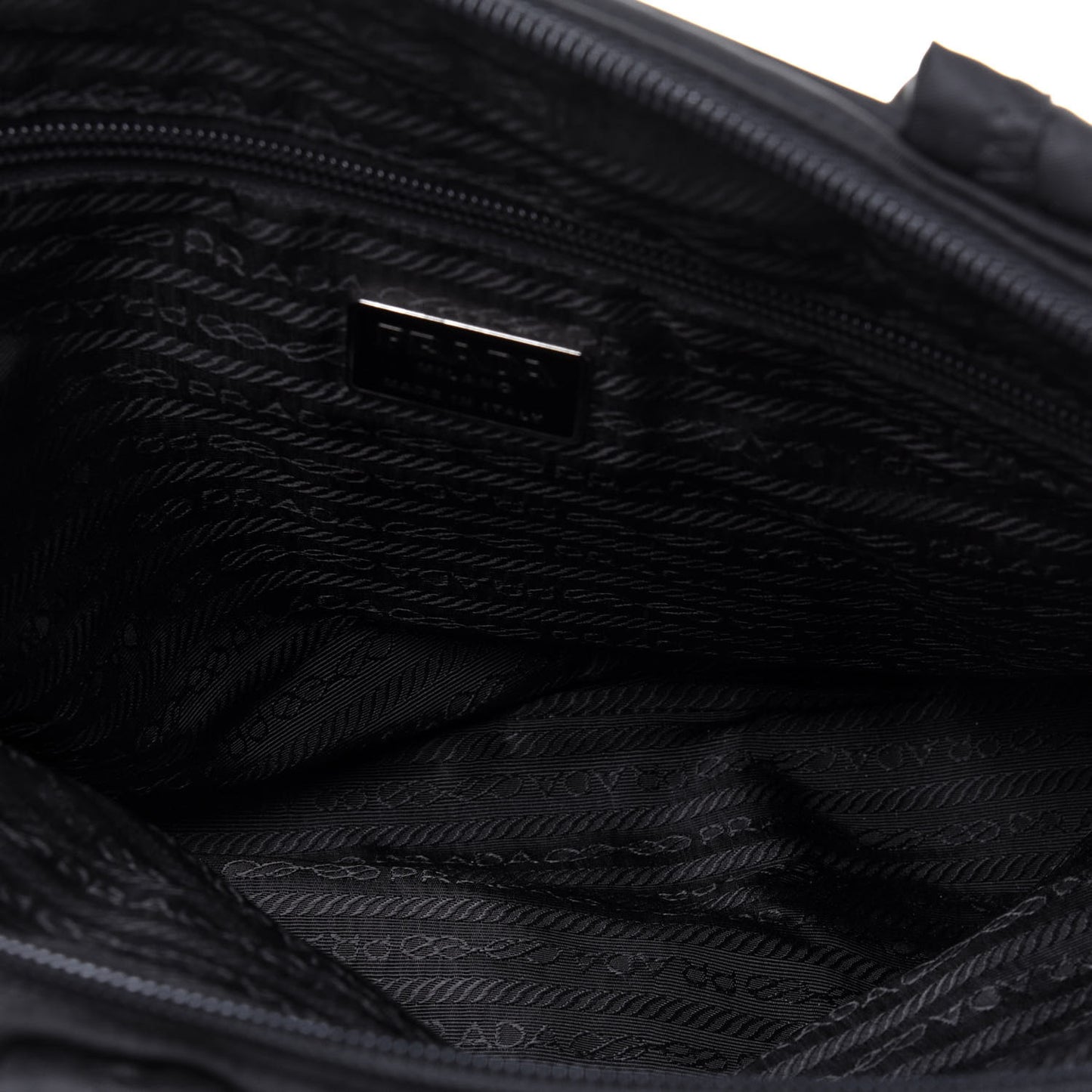 Tessuto Nylon Sport Shoulder Bag Black