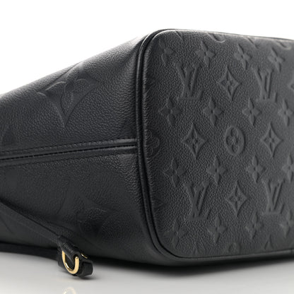 Louis Vuitton Empreinte Monogram Giant Neverfull MM Black 9 of 11