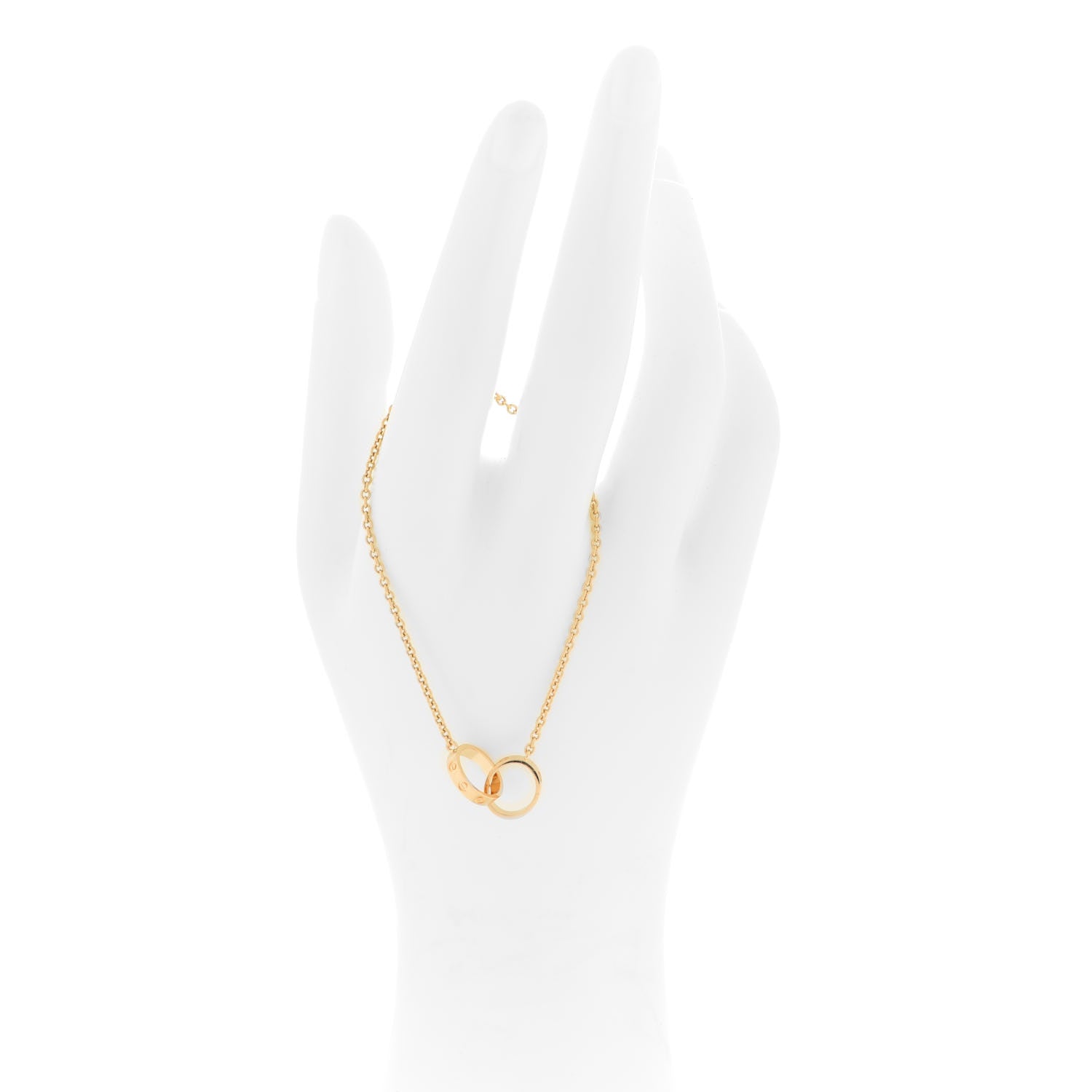 Cartier 18K Yellow Gold Interlocking LOVE Bracelet 2 of 6