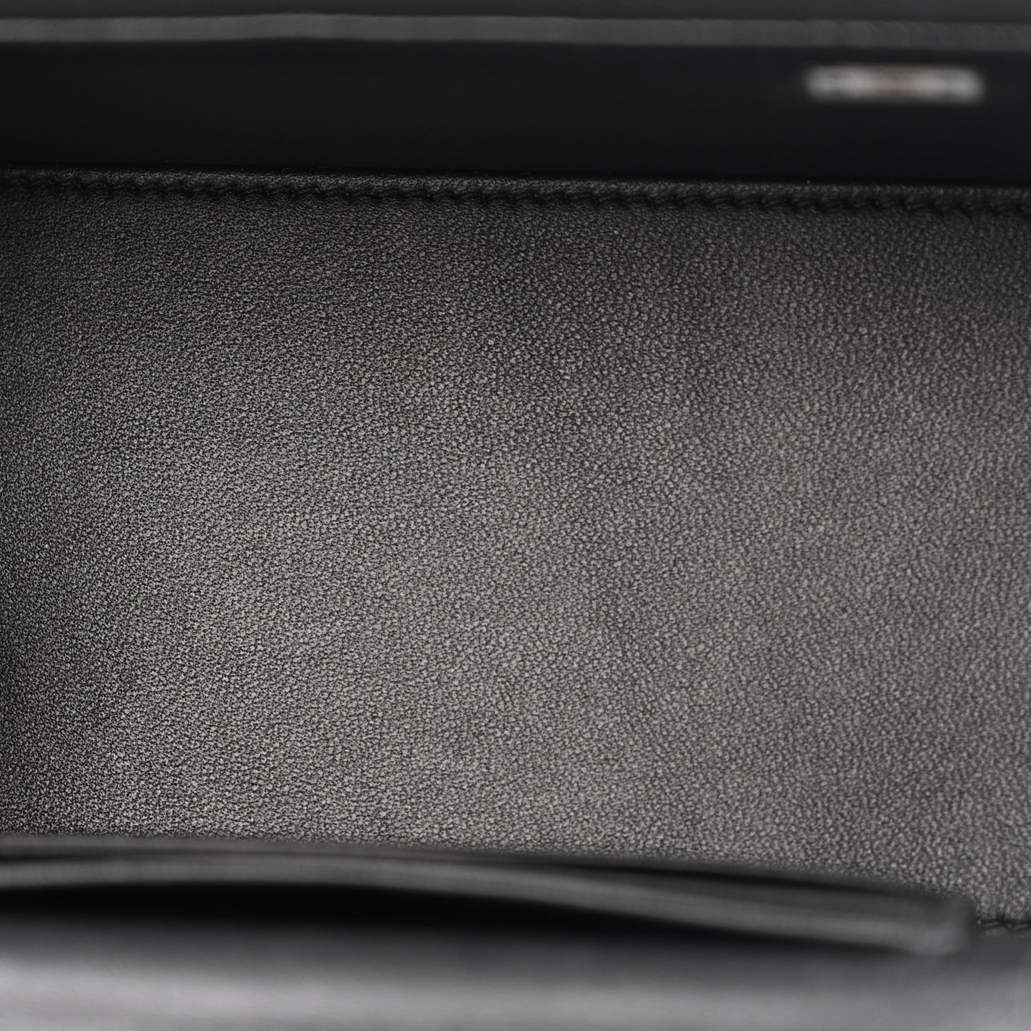 Lambskin Quilted Small Pillow Crush Vanity Case With Chain Black
