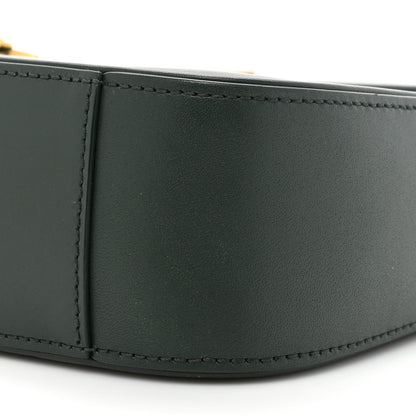 Saint Laurent Smooth Calfskin Le 5 A 7 Hobo Vert Fonce 10 of 13