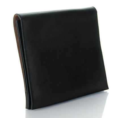 Celine Smooth Lambskin iPad Folio Clutch Black 3 of 9