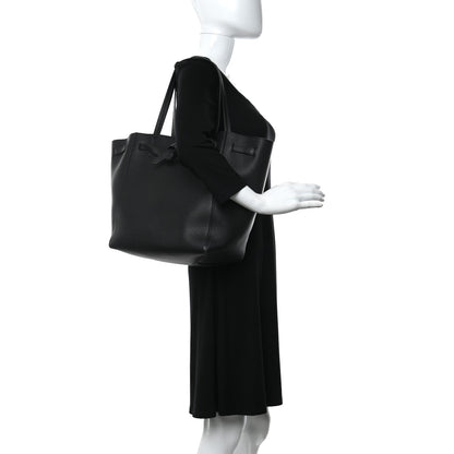 Celine Soft Grained Calfskin Small Belt Cabas Phantom Black 2 of 11
