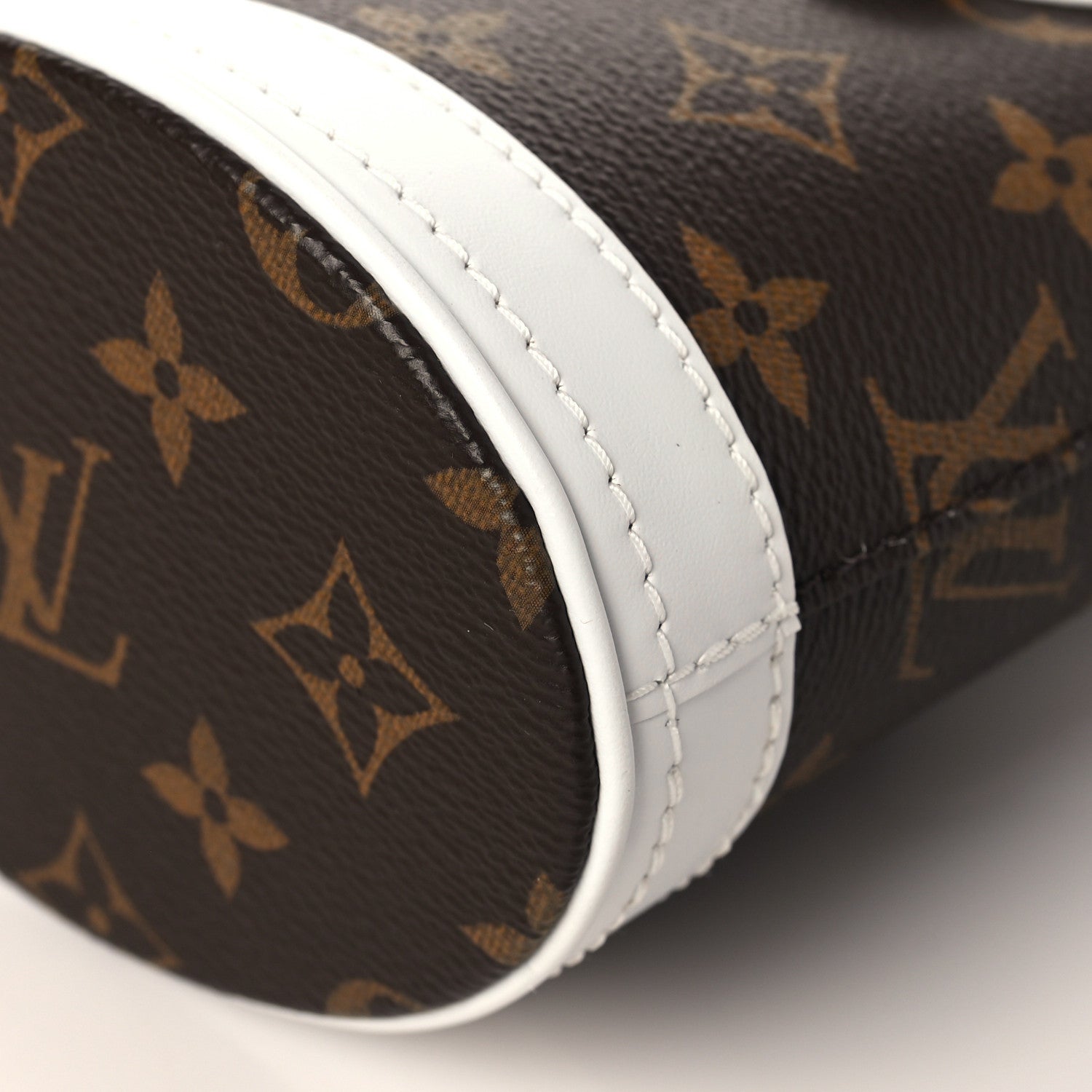 Louis Vuitton Monogram LV Match Nano Bucket Bag White 7 of 9