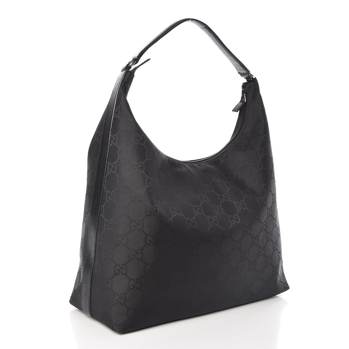 Nylon Monogram Large Hobo Black