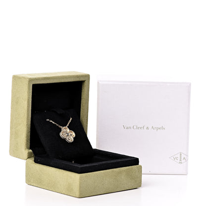 Van Cleef & Arpels 18K Yellow Gold Vintage Alhambra Pendant Necklace 8 of 8