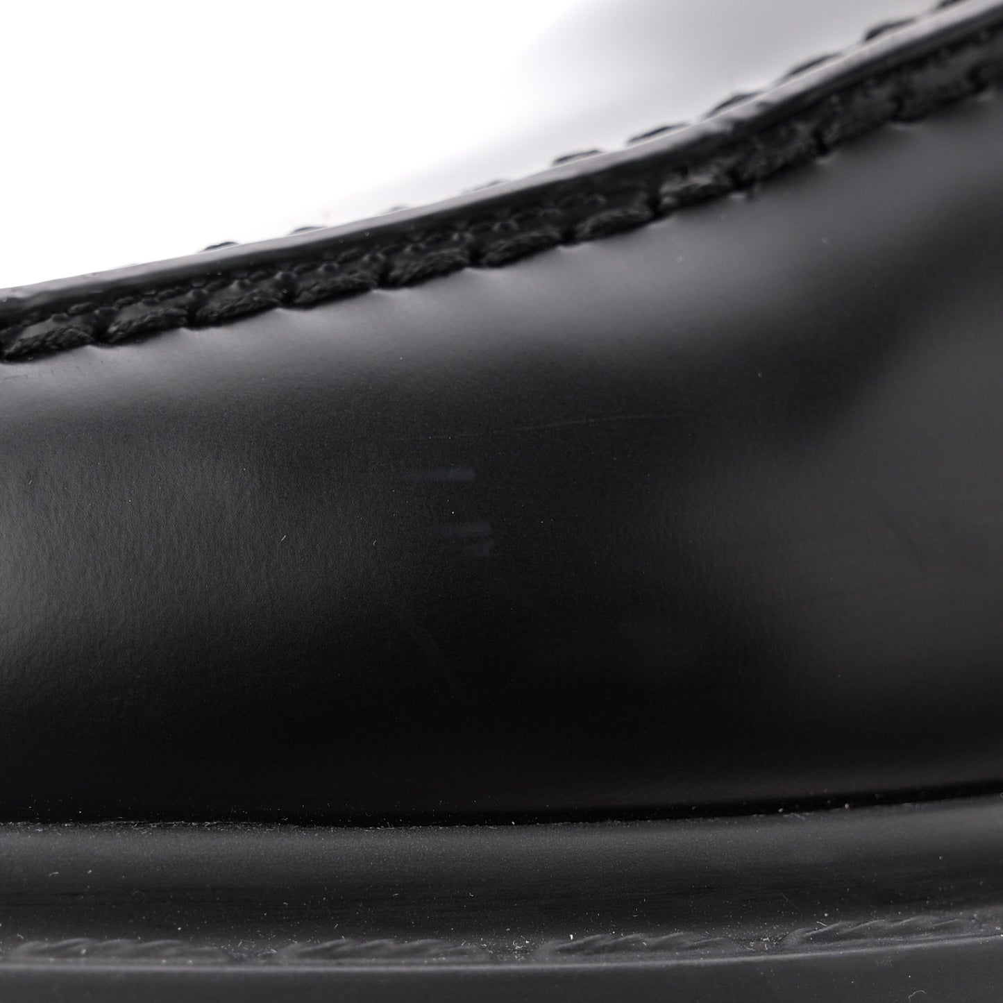 Brushed Calfskin Shearling Dior Code Lug Sole 15mm Loafers 41 Black Natural