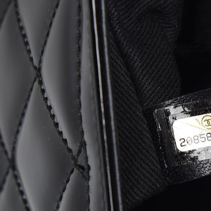 Chanel Patent Quilted Small Coco Shine Flap Black 8 of 9