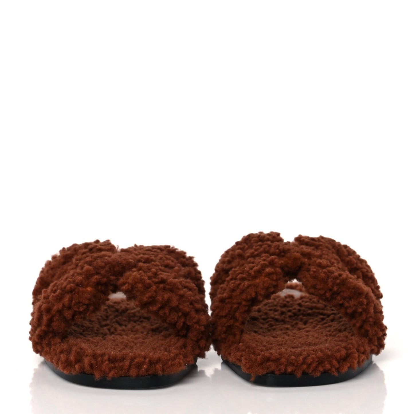 Woolskin Oran Sandals 36.5 Cognac