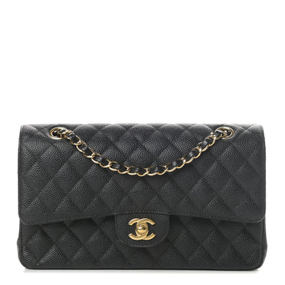Chanel Caviar Quilted Medium Double Flap Black 1 of 13
