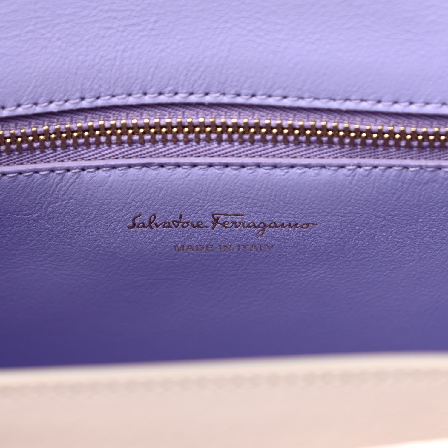 Salvatore Ferragamo Calfskin Sofia Rainbow Top Handle Bag Black 6 of 12