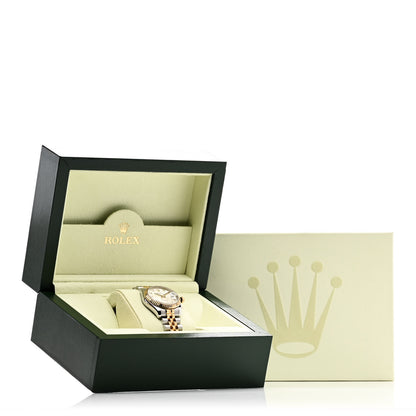 Rolex Stainless Steel 18K Yellow Gold Diamond 31mm Oyster Perpetual Datejust Watch Silver Jubilee 178273 5 of 5