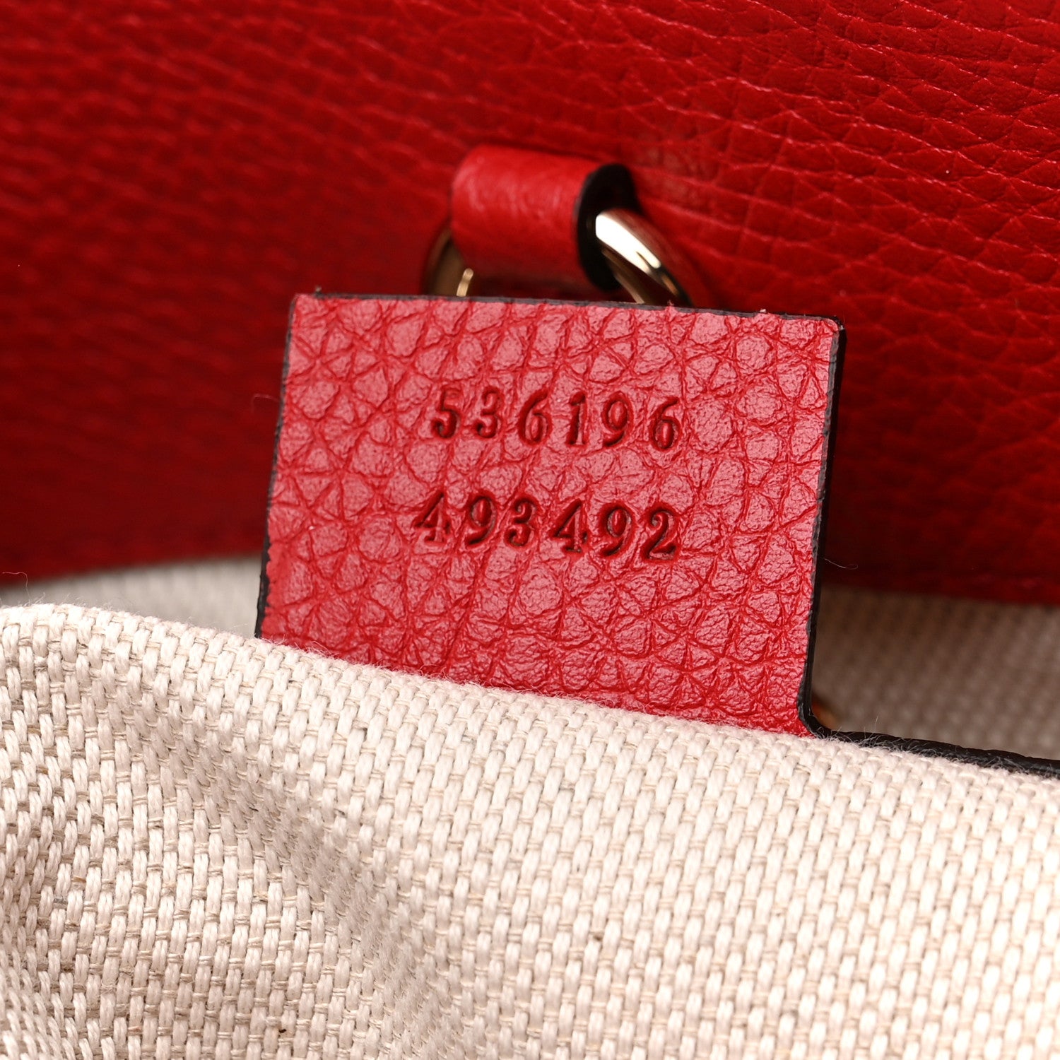 Gucci Cellarius Calfskin Medium Soho Chain Shoulder Bag Vibrant Red 7 of 10