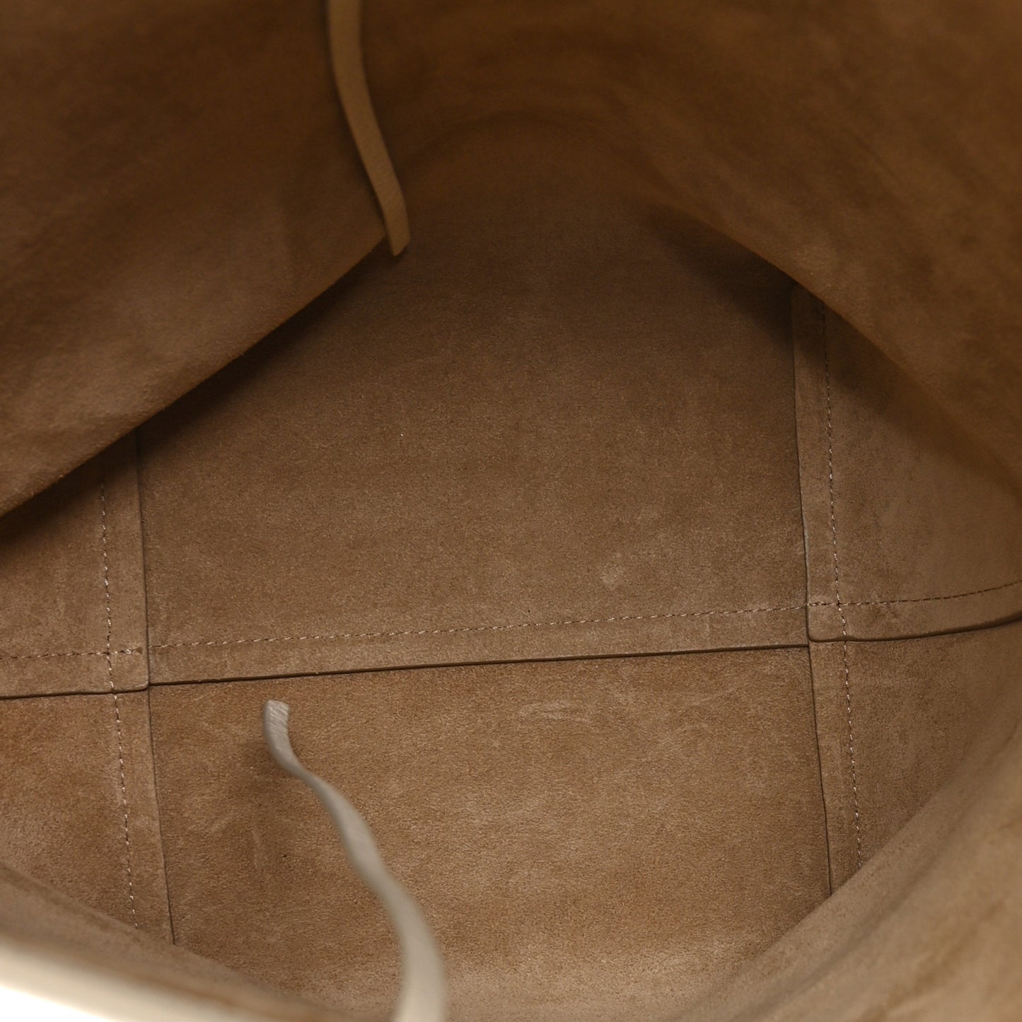 Grained Calfskin Medium N/S Park Tote Ivory