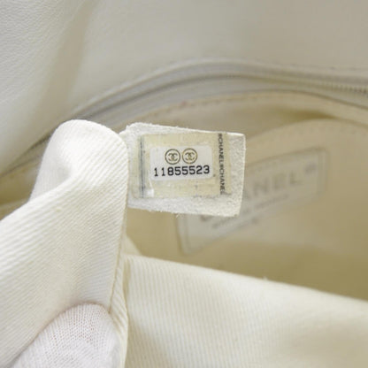 Chanel Lambskin Icons Secret Label Medium Flap White 9 of 12