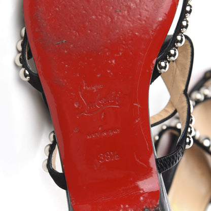 Christian Louboutin Nappa Galeria Flat Sandals 38.5 Black 7 of 11