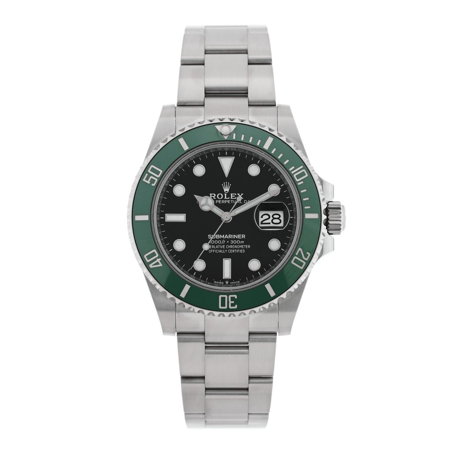 Stainless Steel 41mm Oyster Perpetual Submariner Date Starbucks Watch Black 126610LV