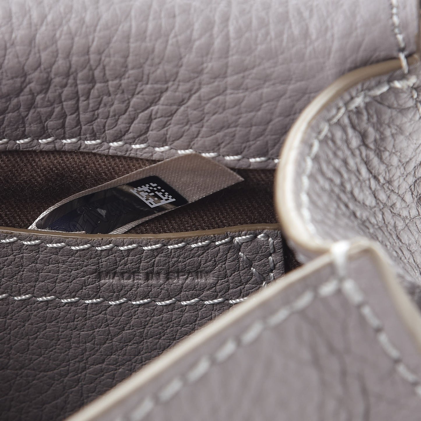 Calfskin Mini Marcie Round Crossbody Bag Cashmere Grey