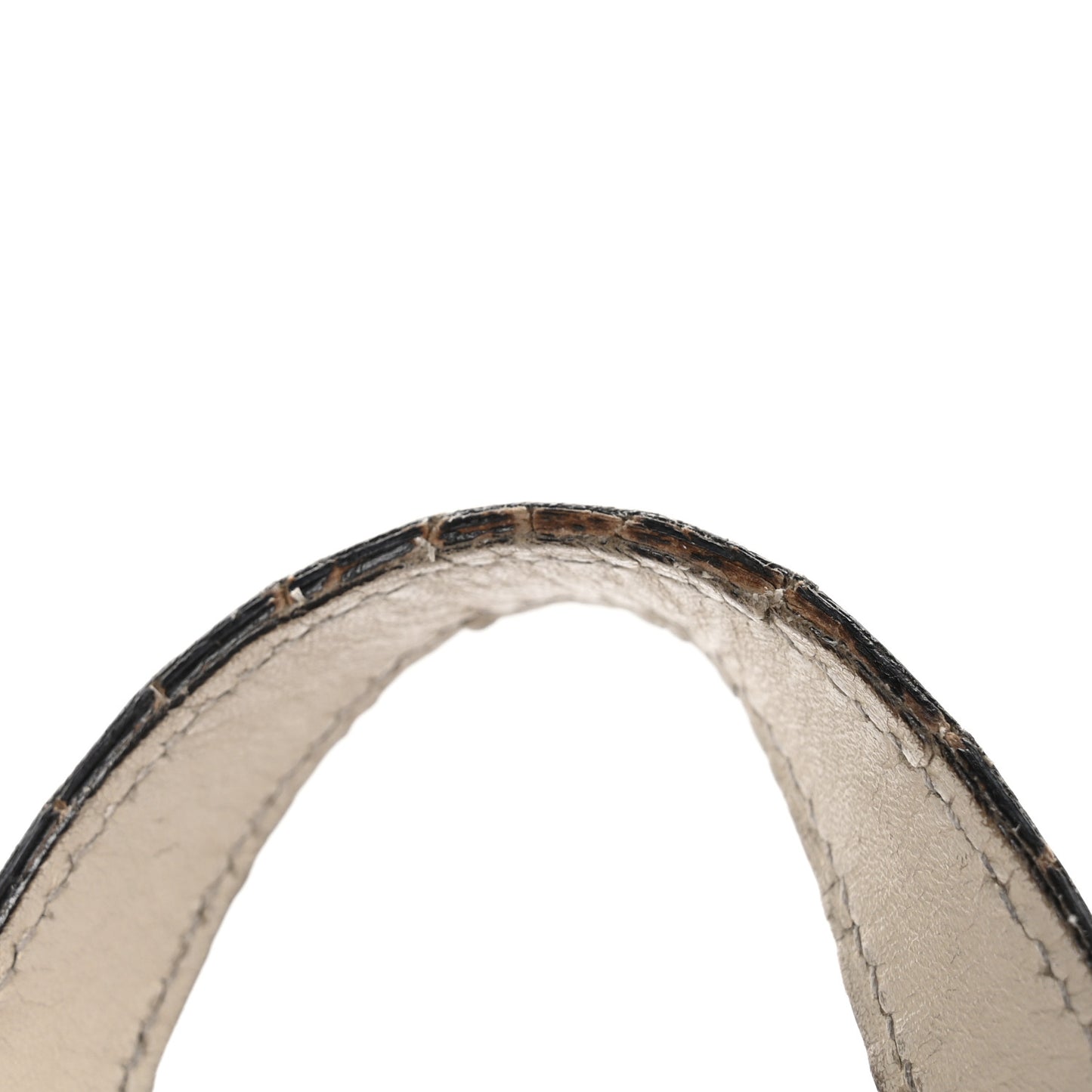 GG Supreme Monogram Medium Zippered Shopping Tote Off White