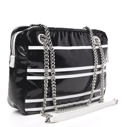 Chanel Vinyl Small La Pausa Camera Case Black 3 of 11