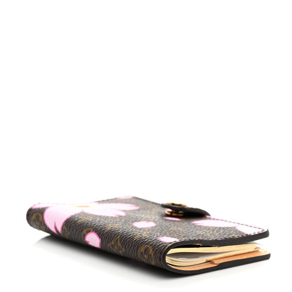 Louis Vuitton Monogram Cherry Blossom Carnet de Bal Mini Agenda Cover Brown 4 of 8