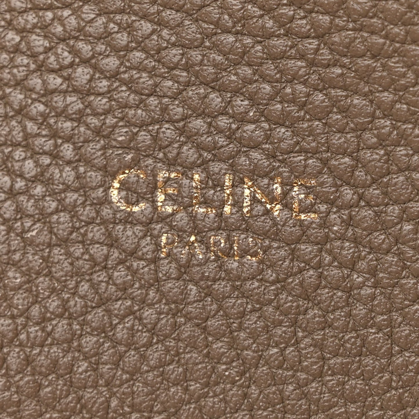 Soft Grained Calfskin Medium Belt Cabas Phantom Taupe