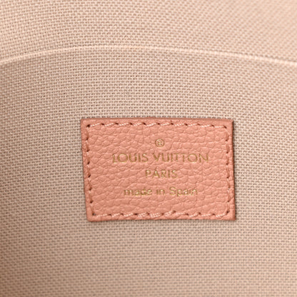 Louis Vuitton Empreinte Monogram Giant Felicie Pochette Chain Wallet Rose Trianon Creme 7 of 10