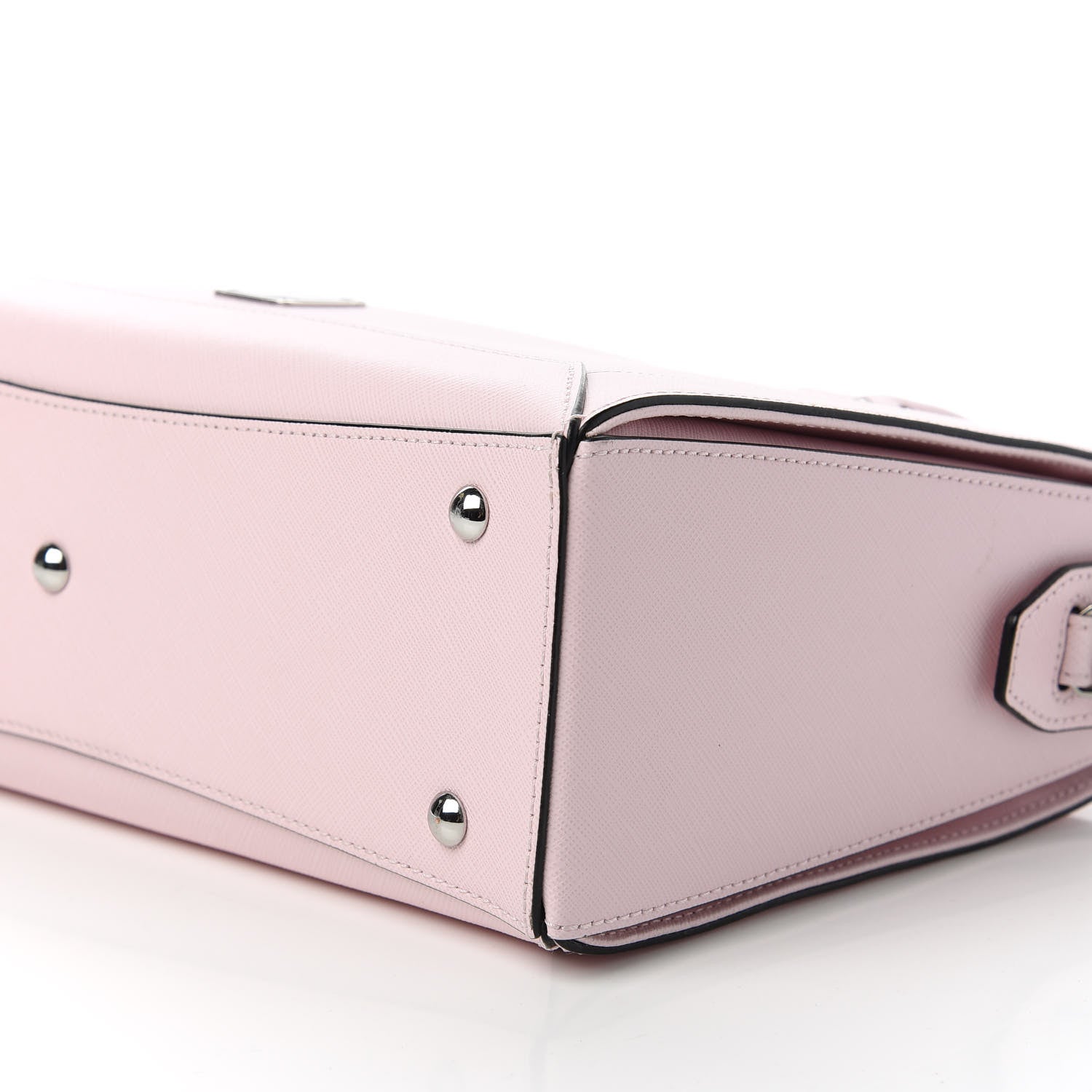 MCM Saffiano Nuovo Tote Chalk Pink 7 of 9