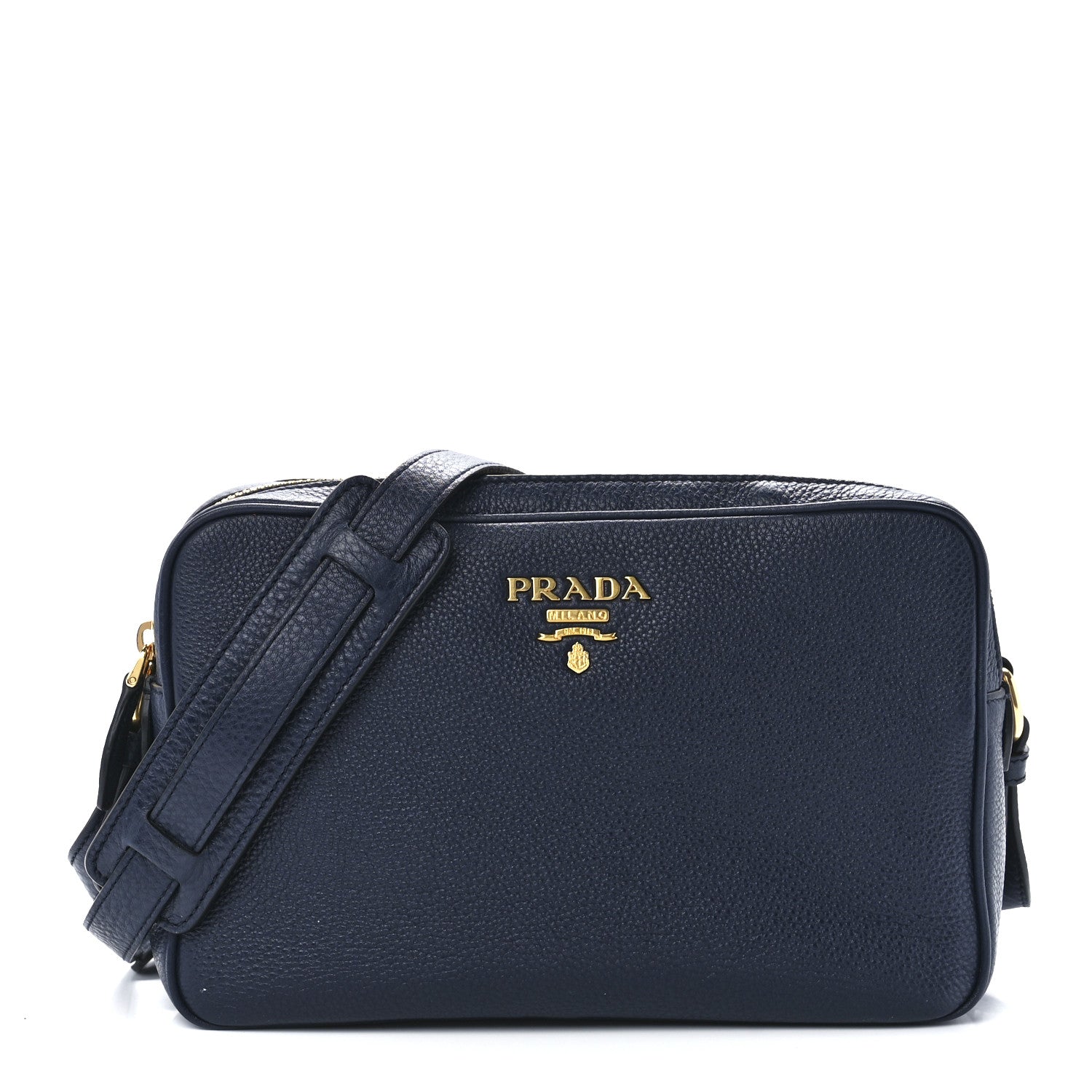 Prada Vitello Phenix Camera Bag Baltico 1 of 11