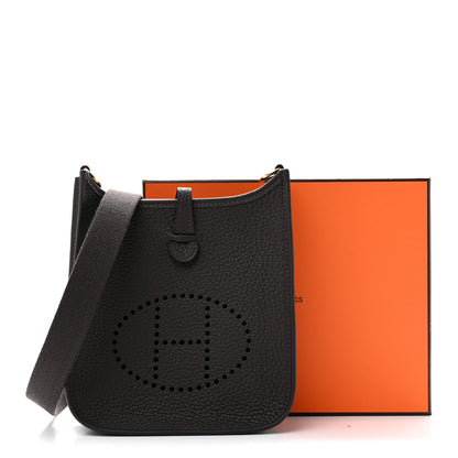 Hermes Taurillon Clemence Evelyne TPM Bai Brun 11 of 11