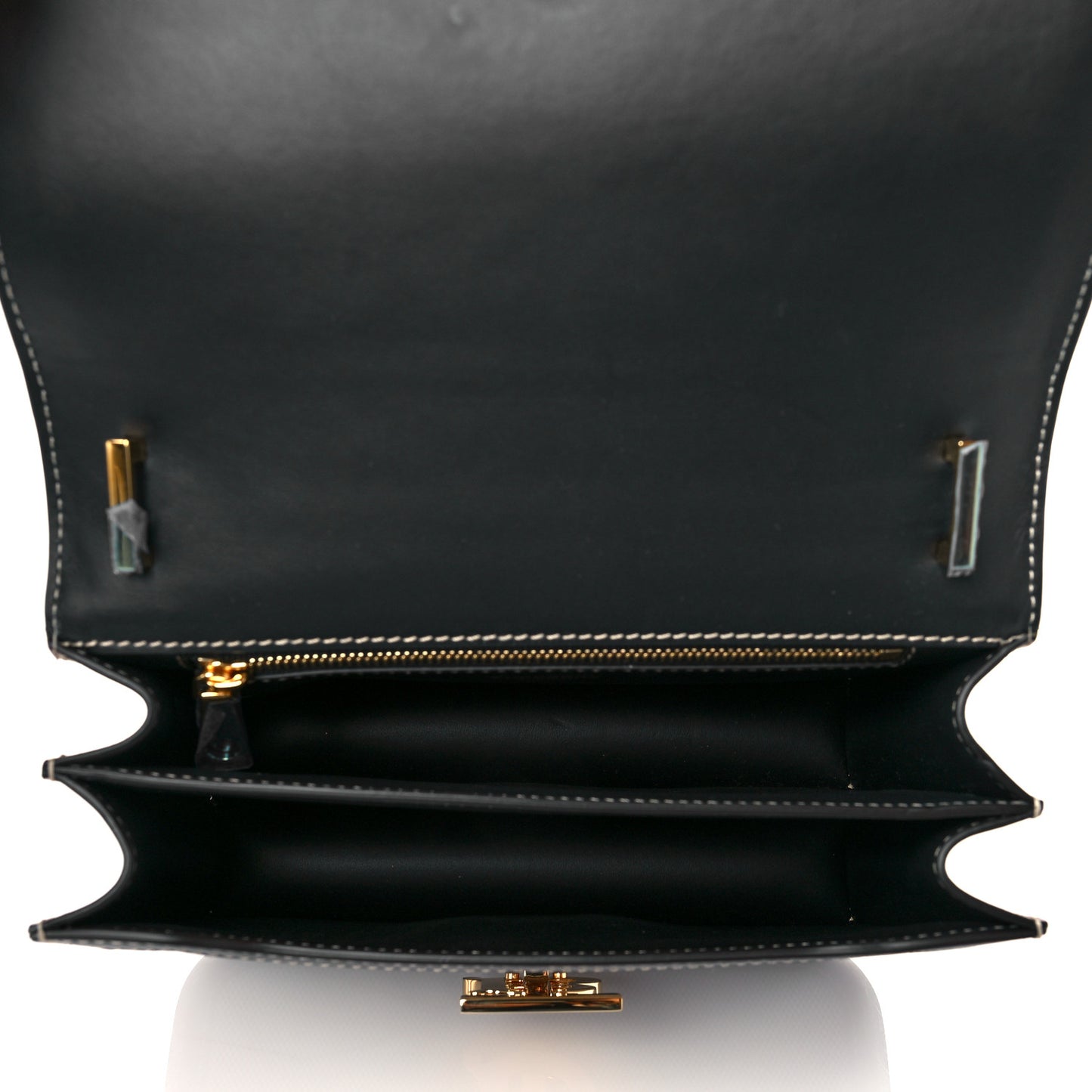 Canvas Calfskin Small TB Bag Natural