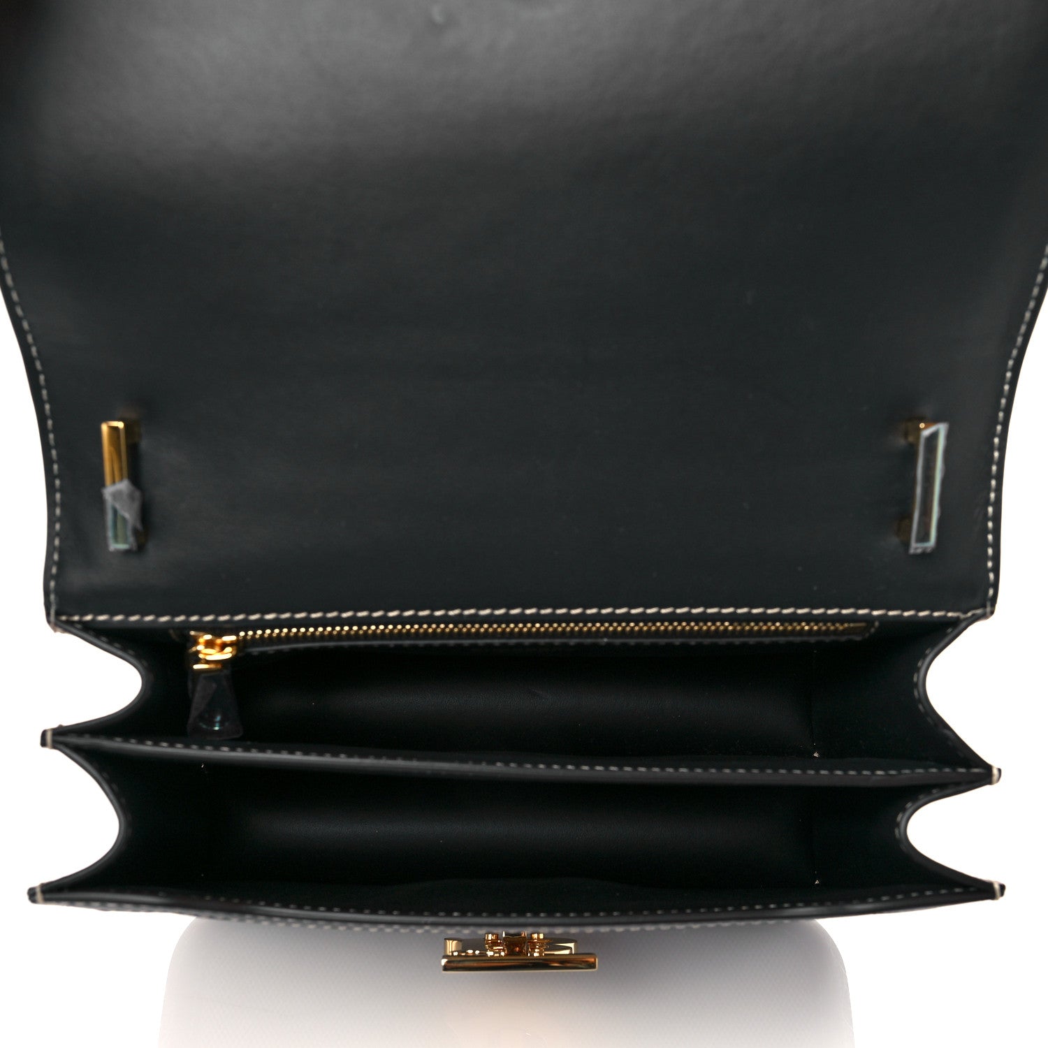 Burberry Canvas Calfskin Small TB Bag Natural 5 of 11