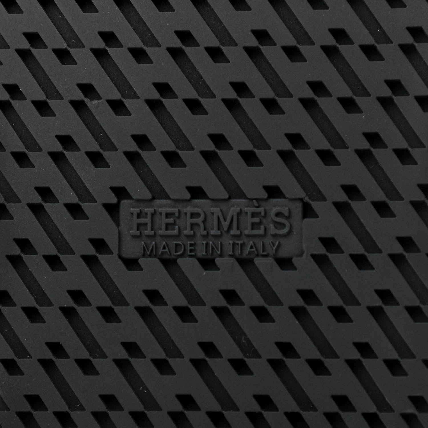 Hermes Veau Indios Woolskin Mens Chypre Sandals 44 Black Ecru 7 of 8