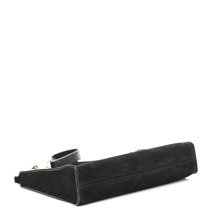 Jimmy Choo Suede Callie Mini Hobo Black 4 of 10