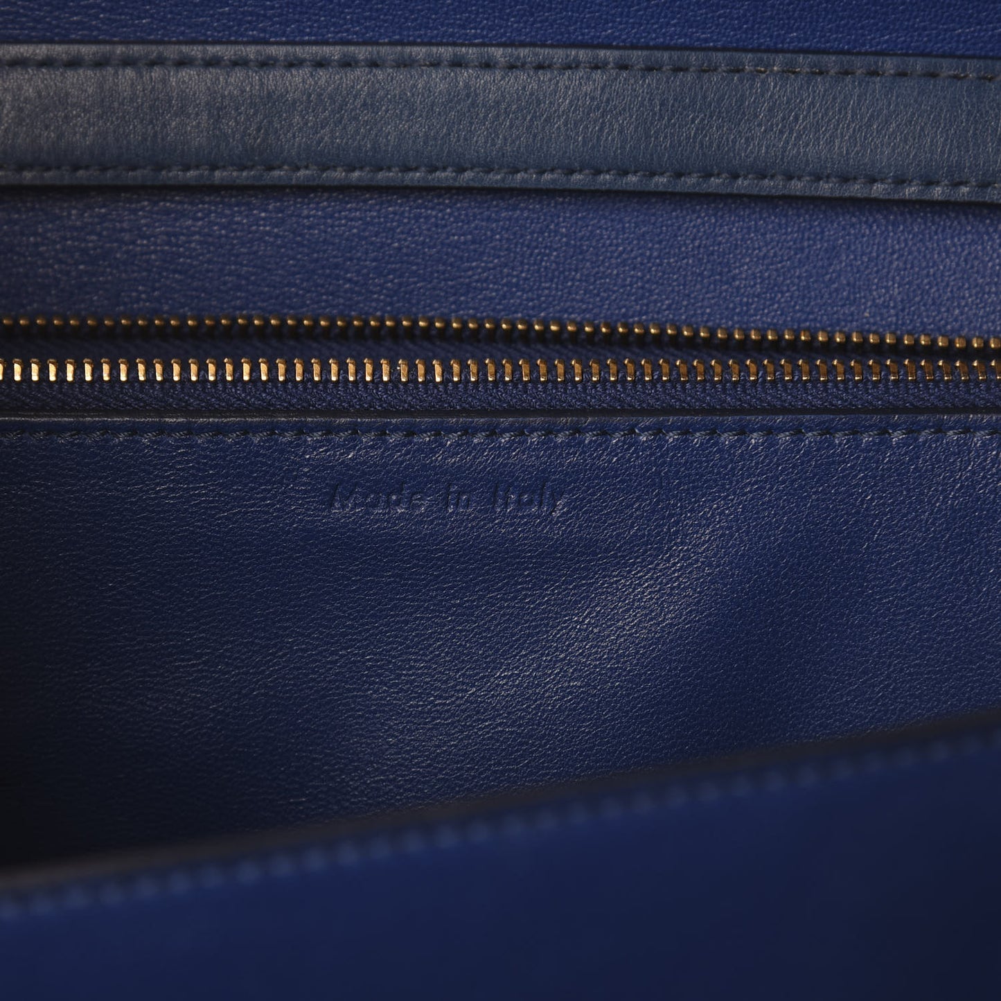 Box Calfskin Medium Classic Box Flap Bag Indigo