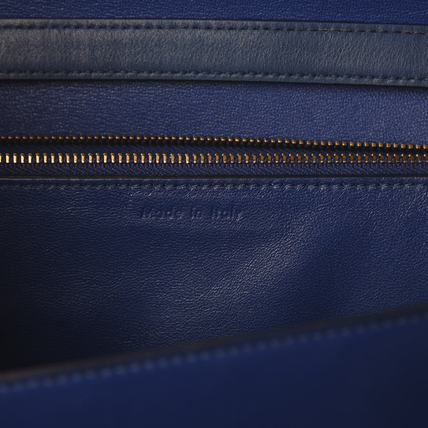 Celine Box Calfskin Medium Classic Box Flap Bag Indigo 5 of 8