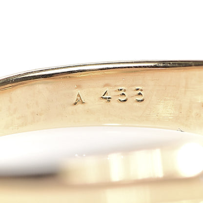 Van Cleef & Arpels 18K Yellow Gold Diamond Butterfly Ring 49 4.75 6 of 6