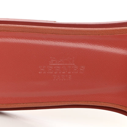 Hermes Chevre Oran Sandals 36 Rouge Blush 7 of 11