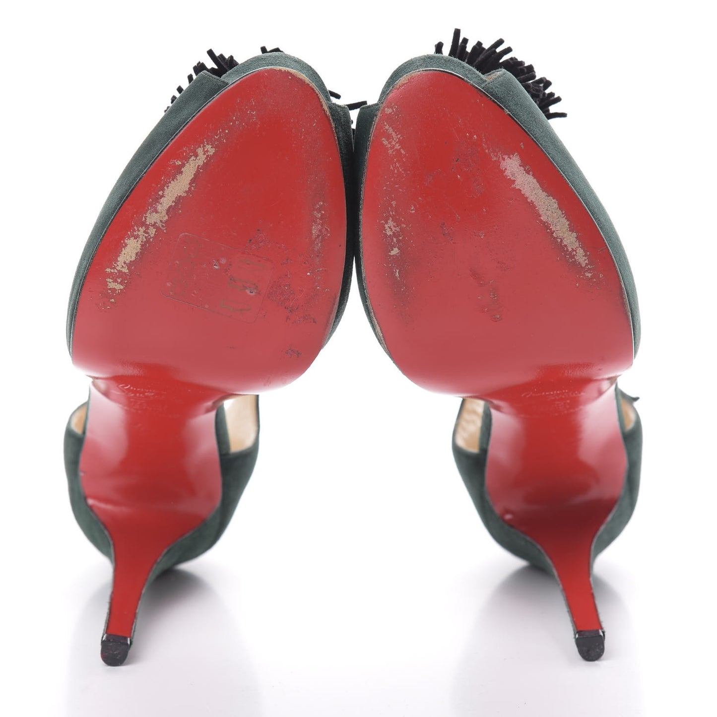 Suede Para La Cruz 120 Pumps 40 Verde Black