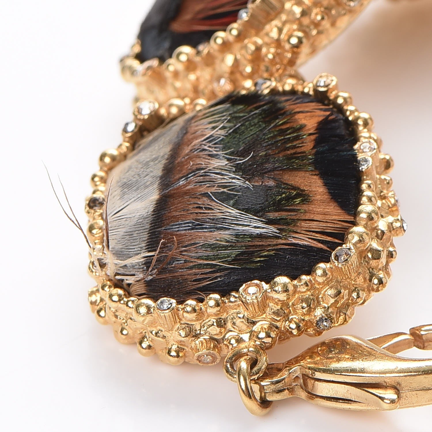 Chanel Feather CC Bracelet Gold 6 of 8