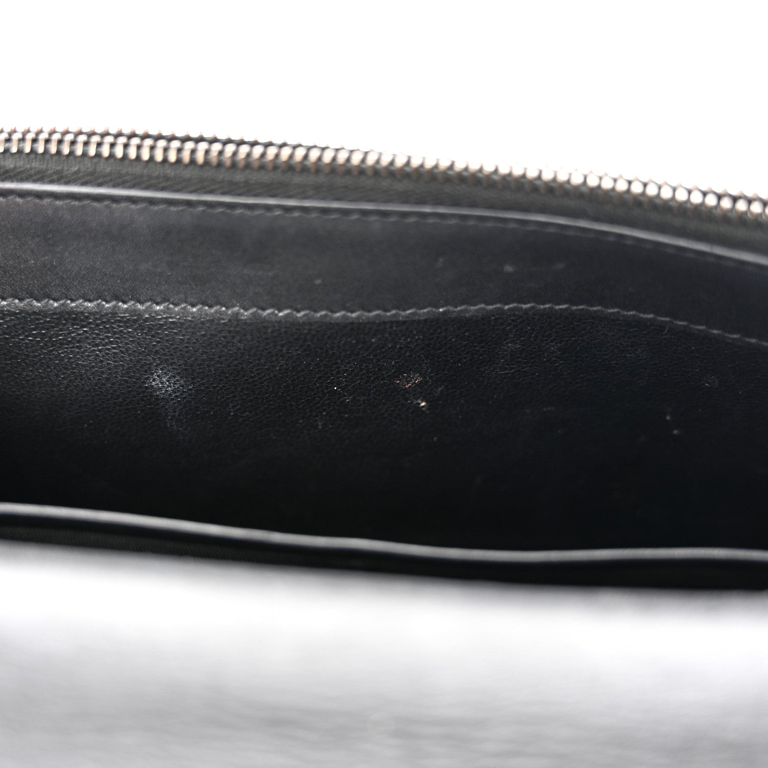 Saint Laurent Smooth Calfskin Classic Monogram Pins Kate Tassel Chain Wallet Black 10 of 14