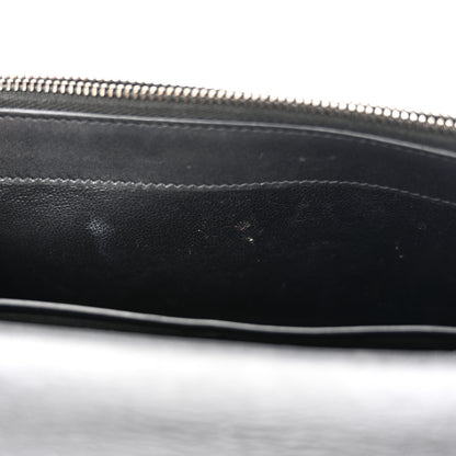 Saint Laurent Smooth Calfskin Classic Monogram Pins Kate Tassel Chain Wallet Black 10 of 14